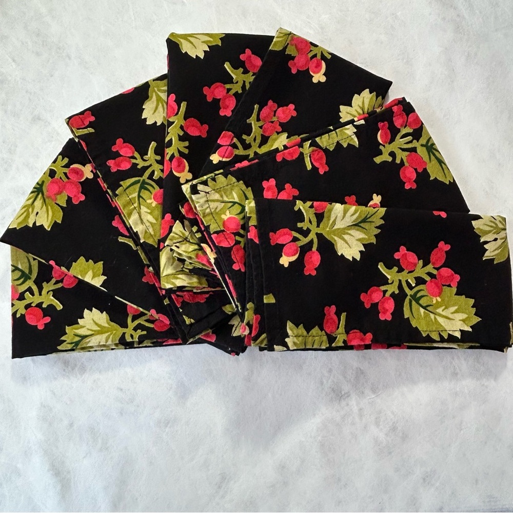 April Cornell Floral Napkin Set of 7